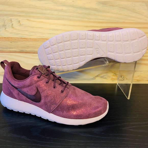 New Nike Roshe One Premium Deep Purple Glitter - Picture 7 of 8